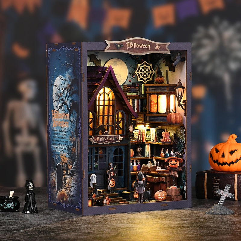 Boo|Tots DIY Book Nook | Halloween Witch's House