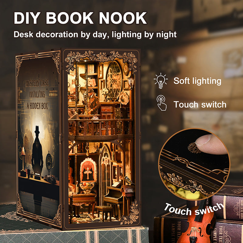 Boo|Tots DIY Book Nook | Dark Box Mystery Case