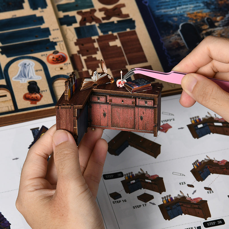 Boo|Tots DIY Book Nook | Halloween Witch's House