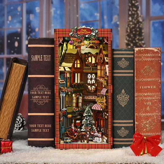 PUZZLESBEST DIY Book Nook | Christmas Street Corner