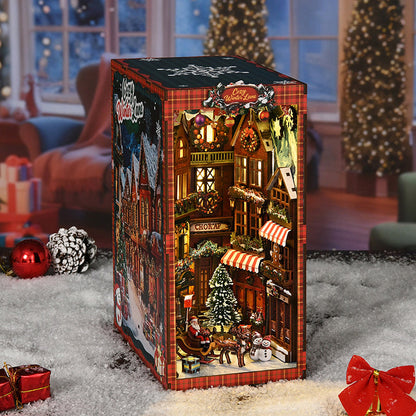 PUZZLESBEST DIY Book Nook | Christmas Street Corner