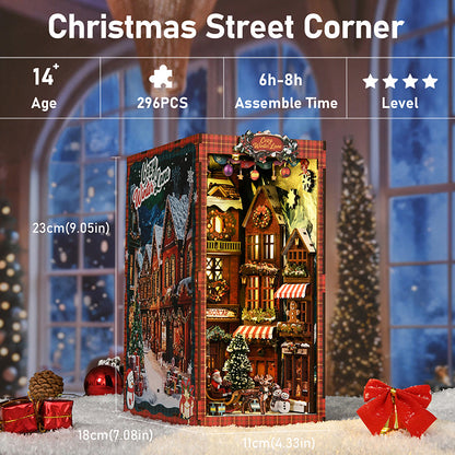 PUZZLESBEST DIY Book Nook | Christmas Street Corner