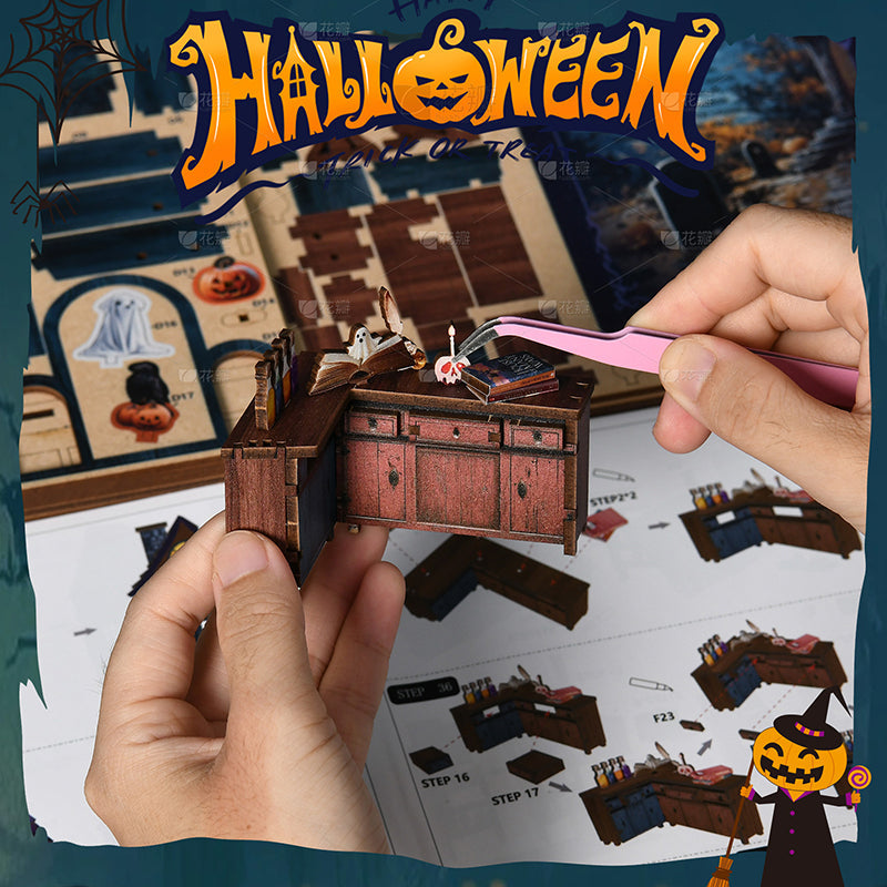 Boo｜Tots DIY Book Nook | Halloween Witch's House