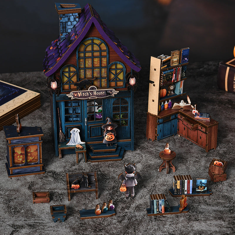 Boo｜Tots DIY Book Nook | Halloween Witch's House