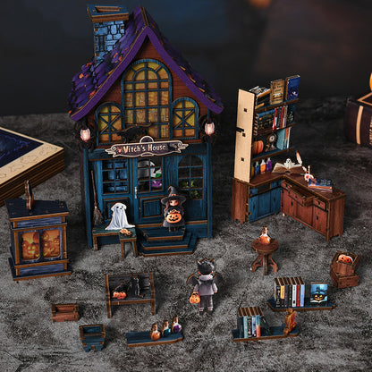 Boo｜Tots DIY Book Nook | Halloween Witch's House