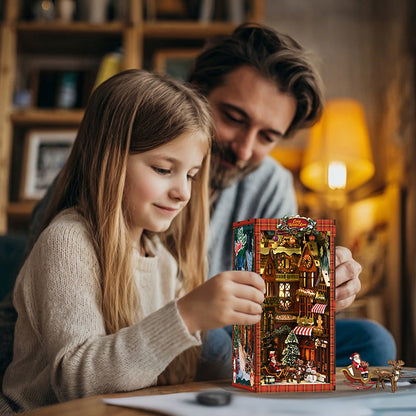 PUZZLESBEST DIY Book Nook | Christmas Street Corner