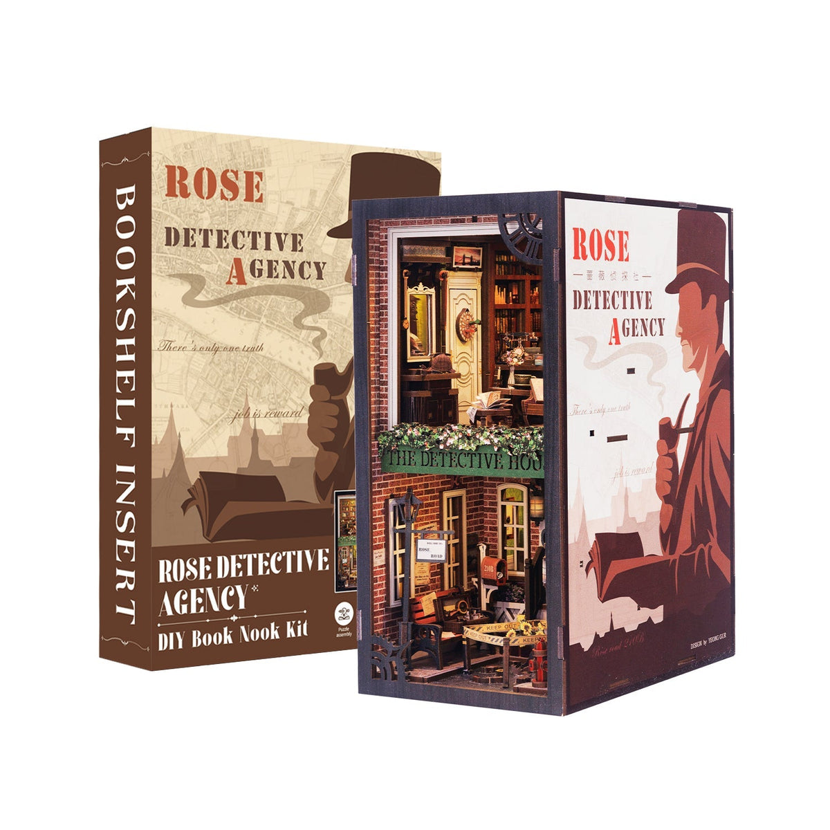 Boo｜Tots DIY Book Nook Kit（Rose Detective Agency）